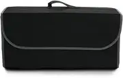 Car Trunk Storage Box Organizer Foldable Stowing Tidying Container Bag Fit For SsangYong Actyon Korando Rexton Kyron(Black,Large)