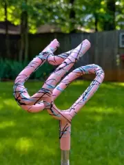 Boat Rod Holders set of 8 ,PINK with BLOCKS. free ship. FishBite