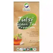 Organic Wellness Tulsi Green Tea Premium | 25 Tea Bags Free Shipping World Wide