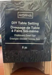 Mini Chalkboard Easel Sign 6 pack Great for Wedding and Holidays 4*5