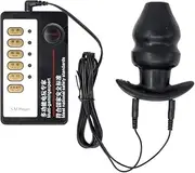 Electric Shock Soft Silicone Plug Butt Plug, E-stim Anus Mas-sager, Multi-Frequency Electric Stim-ulation Anal Plug Dilator, Electric Shock Butt Plug Vibrators SM Sex Toy for Men