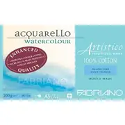 Fabriano A5 Watercolour Pad 100% Cotton 12 Sheets