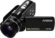 Domary 4K Handheld DV Professional Digital Video Camera CMOS Sensor Camcorder with 0.45X Wide Angle Lens with Macro Hot Shoe Mount 3.0 Inch IPS Monitor Burst -Shaking Function