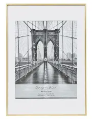 [Cooper & Co] Premium Metallicus Photo Frame 50x70cm Matt to 40x50cm in Gold