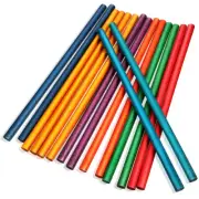 16pcs Wooden Rhythm Sticks Educational Music Toys Kids Percussion Instrument