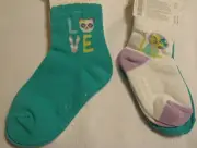 Gymboree Painting Pals 6-12 24 4T-5T Choice Socks 2 Pair Pack NWT Lion Panda