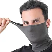[Generic] Neck Gaiter, Face Cover,Sun Protection Face Cover With Ear Loops - Breathable Windproof Neck Wrap Scarf For Fishing Hiking Cycling, Bandana D