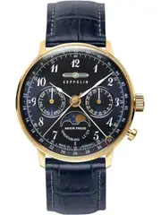 Zeppelin 70392 Blue Leather Womens Watch