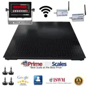 10,000 lb x 1 lb Wireless 5x5 Floor Scale Pallet Scale with Indicator