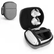 Oculus Quest 2 Case Hard Carrying Travel Case All-in-One Storage Compatible with Elite Strap VR Headset and More Accessories(Grey)