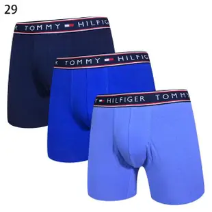 【Tommy Hilfiger】3入組 Cotton Stretch 男內褲 棉質彈性舒適 平口褲/四角褲/Tommy內褲(三款任選)