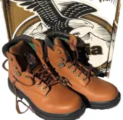 Georgia Boots Men's 6" Flex Point Waterproof Leather Steel Toe Work Boots 7M