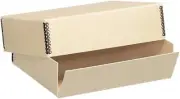 Archival 8X10 Print Storage Box, Drop Front Design, 8 1/2" X 10 1/2" X 3", Exter
