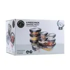 9pcs Airtight Food Storage Containers Kitchen Dry Food Pantry Organization Set
