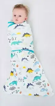 Baby Sleep Sack Wearable Blanket Swaddle Unisex Medium 9-15 Months (Dino Print)