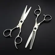 Hair Cutting Scissors, 6 Inch Professional Japan 440C Matte Cut Cutting Barber Haircut Thinning Shears Tools Hairdressing Scissors Hair Cutting Tools