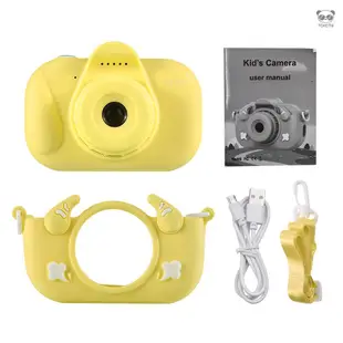 DC501 1080P高清兒童數位照相機 12MP兒童自拍相機 玩具相機 2.0英寸IPS高清大屏 自動對焦 節假日禮物