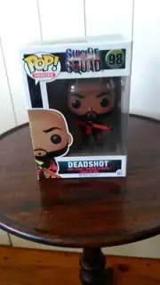 Animated Funko pop vinyl figure - Suicide Squad Deadshot No 98 BNIB