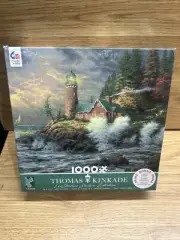 Thomas Kinkade Courage Valor 1000 Piece Puzzle Lighthouse Sea Water NEW Sealed