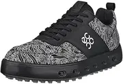 [ECCO] (エコー) Echo Men's Golf Street 720 Genuine Leather Men's Goretex Waterproof Golf Shoes EU44 Golf Shoes, Black, 27.5 cm 3E