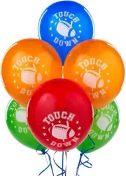 Touchdown Championship Football Sports Banquet Party Decoration Latex Balloons