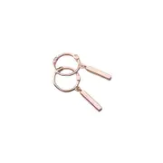 ANYCO Fashion Earrings Rose Gold Bohemian Geometry Stick Tassel Stud Hip Hop Punk Party Jewelry Gift for Women