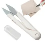 2PCS Portable Scissor Knitting Craft Scissors Protective Cover Stainless Steel