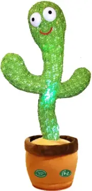 Dancing Talking Cactus Mimicking Toy,Talking Repeat Singing Sunny Cactus Toy 120
