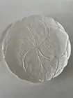 Fabulous 8 1/4” White Melamine Cabbage Side Plates Set/4