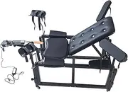 HGDTYRI 2-in-1 Sex Chair with Sex Machine Multifunctional Sex Furniture SM Sex Chair Gynecological Chair Handcuffs/Ankle Cuffs Restraints for Women Couples Men