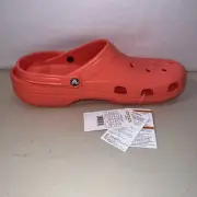 Crocs Classic US SIZE 17 Men’s Orange/Salmon 10001-6VT New With Tags Never Worn