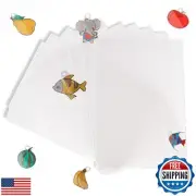 BAPHILE Shrink Dink Sheets,17-Pack,Large Size Clear Blank Frosted Shrink Film