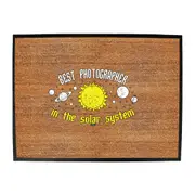 Best Photographer Solar System - Funny Novelty Doormat Man Cave Floor mat