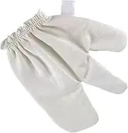 Raw Silk Gloves, Silk Massage Gloves, Raw Silk Scrubber, Easy To Use, Reusable Design, 21cm/8.27 Inches, For Bikini Area Back Neck Armpit Arms Legs Bath Spa