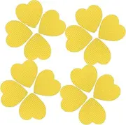 Baluue Gentle Nail Polish Remover Wipes 200pcs Heart-shape Pads for Gel Nails Lash Extensions Soft Cotton for Professional Manicure Travel