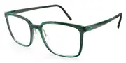 Silhouette Vivid Sky FR 2957/75 5510 Men's Glasses Green Size 53 - Private Health Rebate - Blue Light Block Available