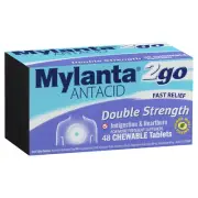 Mylanta2Go Dble Strength Chew 48Tab