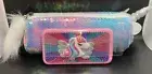 Kid's Unicorn Mini Make Up Set & Unicorn Sequin Zippered Bag Claire's New