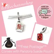 NEW Authentic Genuine PANDORA Mahjong Dangle Charm - 799277C01 RETIRED