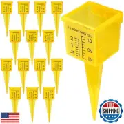 Pletpet 10and15and20P Rain Gauge Outdoor, 1.5" Sprinkler Gauge Lawn Water Gau