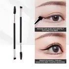 1/2/3PCS Eyebrow Brush Eyelash Comb Dual Ended Angled And Spoolie Brush 2 In 1 E