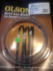 Olson Band Saw Blade 56 1/8" x 3/8", 4 TPI, Hook Tooth for Heavy Sawing