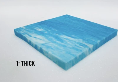 1 Comfort Queen Size 4lbs Gel Memory Foam Topper Mattress 60'' x 80'' x 1" Thick