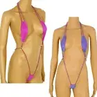 AU Women's Teddy Swimsuit Micro Mini Bikini Set G-String Thong Lingerie Babydoll