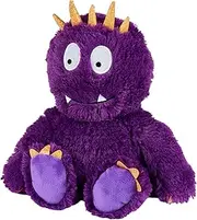 Warmies Plush Bright Purple Monster Microwavable Weighted Teddy with French Lavender Scent, Hot or Cold Wheat Bag for Cool Relaxation and Warm Relief