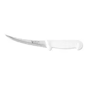 Victory Knives Butchers Narrow Curved Boning Knife Hollow Ground White 15cm