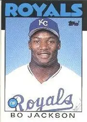 1986 Topps Traded Bo Jackson Rookie Baseball Card #50T - Shipped In Protective Display Case!