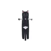 Cute Cat Quick-Dry Hanging Hand Towels Decorative for Bathroom Kitchen-Black