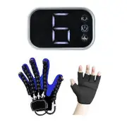Hand Rehabilitation Robot Gloves Intelligent Massage Gloves Stroke Hemiplegia Hand Function Rehabilitation Training Glove Left XXL