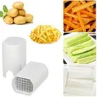 Vegetable Chopper Potato Chipper Stainless Steel Veggie Slicer French Fry Cutter